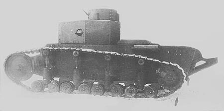 Танк Т-12, фотография, вид слева