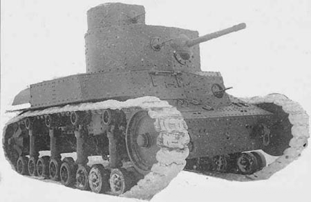 Танк Т-24, военная фотография