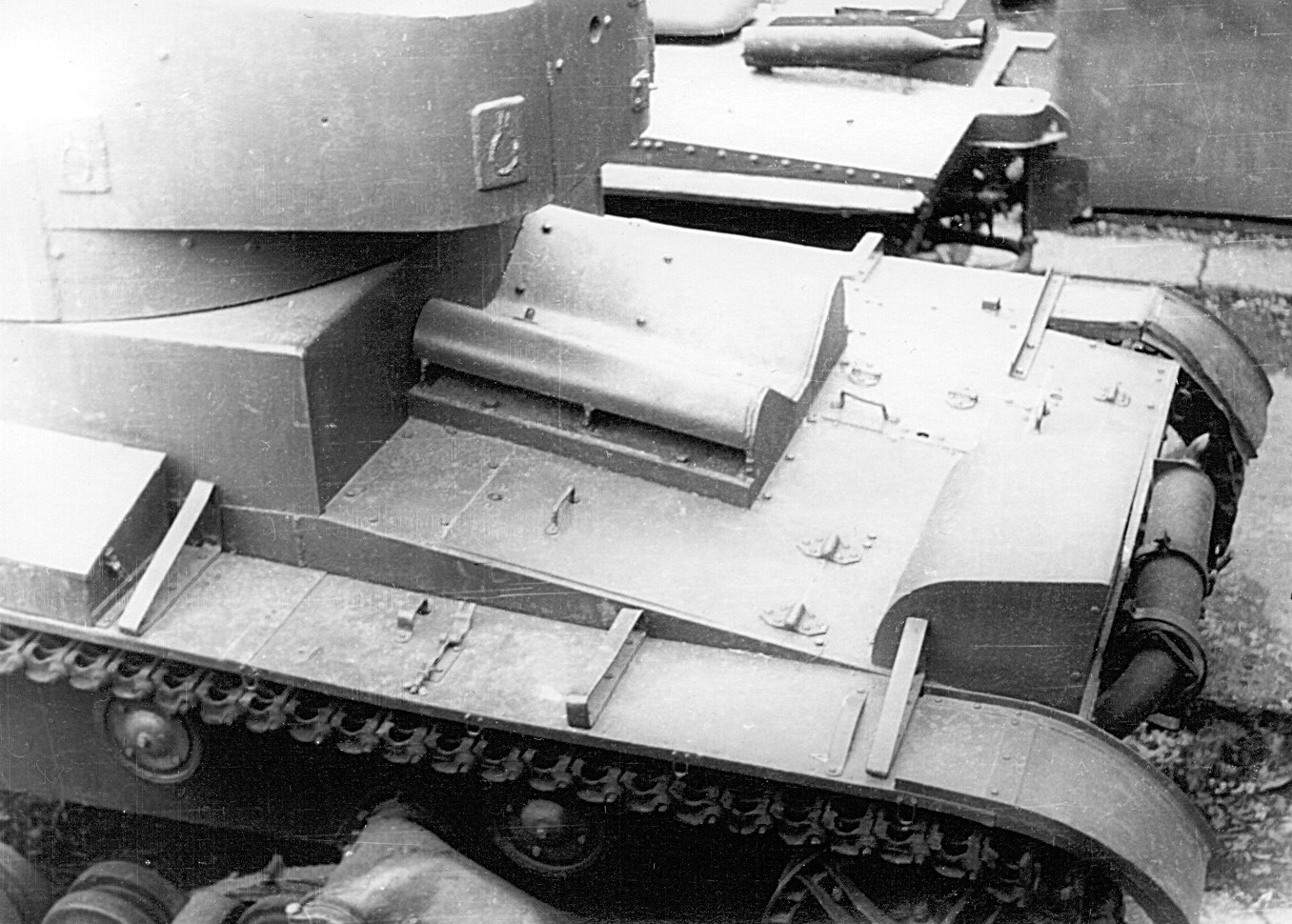 Танк Т-26, бронирование мотора