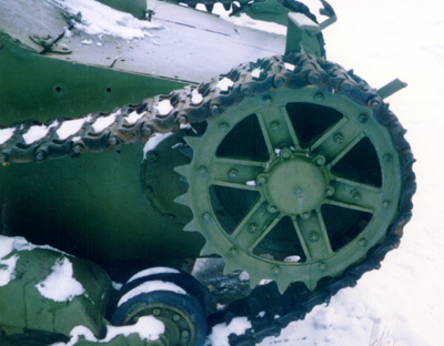 Танк Т-26, ведущее колесо