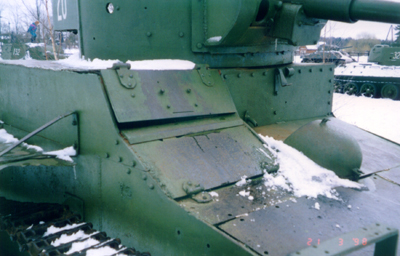 Танк Т-26, бронирование передней части танка
