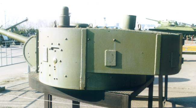 Танк Т-26, задняя часть башни