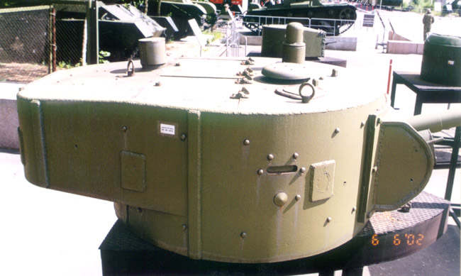 Танк Т-26, башня, вид справа