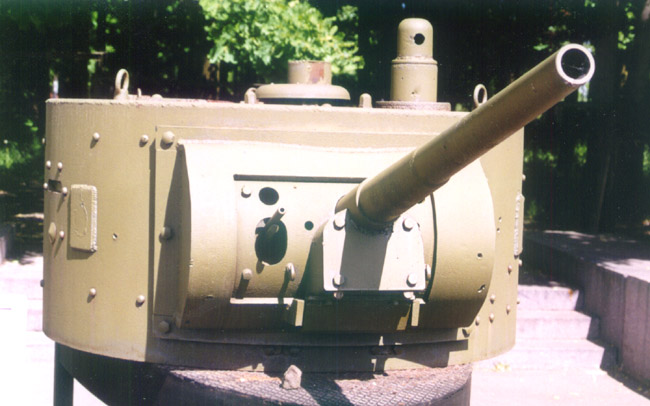 Танк Т-26, башня, вид спереди