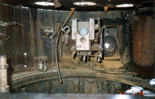 Танк Т-26, интерьер башни