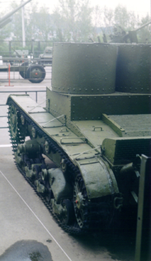 Танк Т-26 на выставке