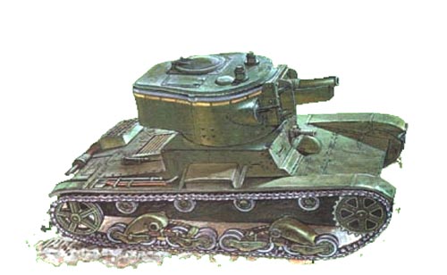 Танк Т-26, рисунок