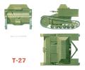 танк Т-27, схема окраски