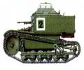 танк Т-27, схема окраски, вид сбоку