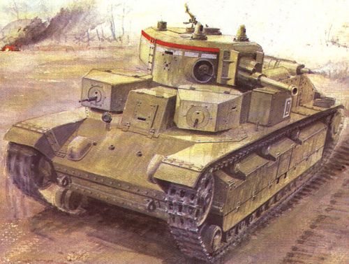 Танк Т-28, рисунок