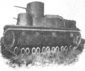танк Т-28 в поле