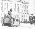 танк Т-28 в парадном строю