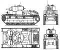 танк Т-28, чертёж танка