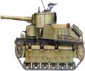 танк Т-28, схема окраски, вид слева