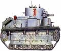 танк Т-28, зимняя окраска, вид справа