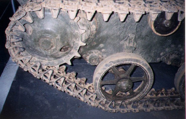 Танк Т-30, ведущее колесо