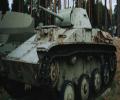 танк Т-30 в зимней окраске