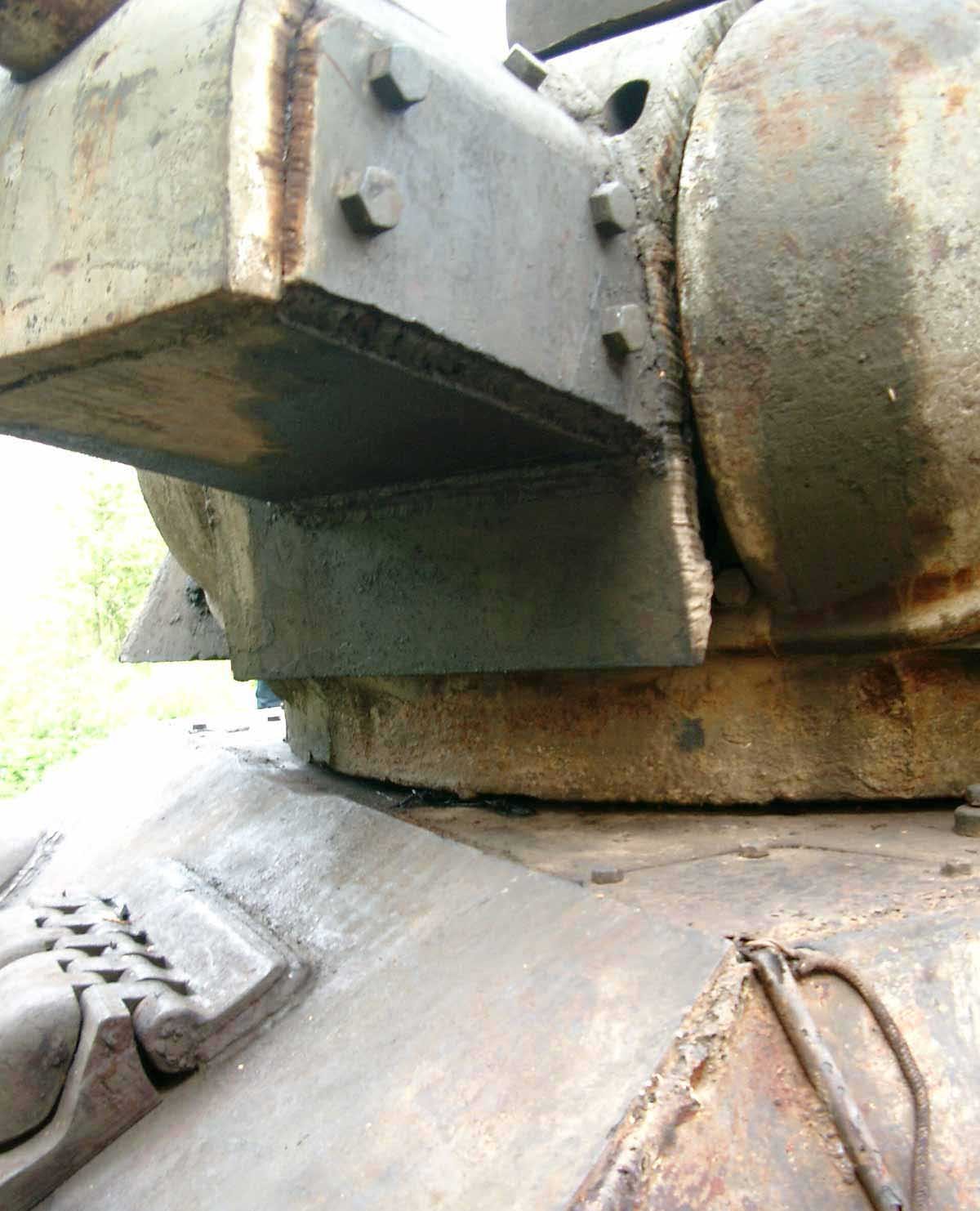 Танк Т-34/76, маска пушки