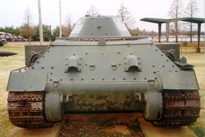 Танк Т-34/76, заднее бронирование