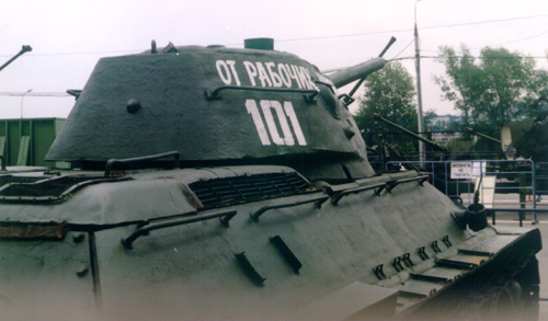 Танк Т-34/76, боковая решетка двигателя