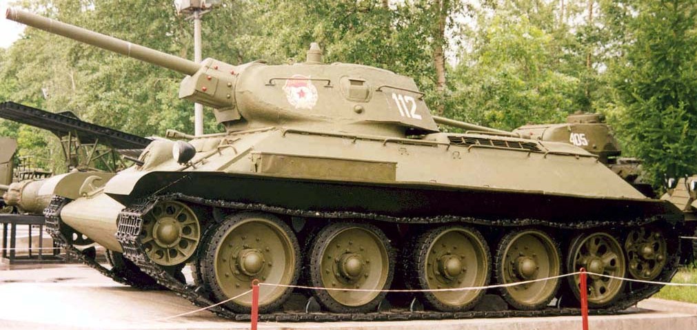 Танк Т-34/76, левый борт