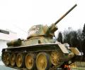 танк Т-34/76 с дулом вверх