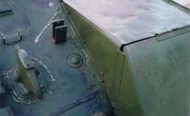 Танк Т-34/85, буксирные рымы