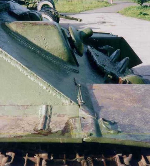 Танк Т-34/85, маска пулемёта
