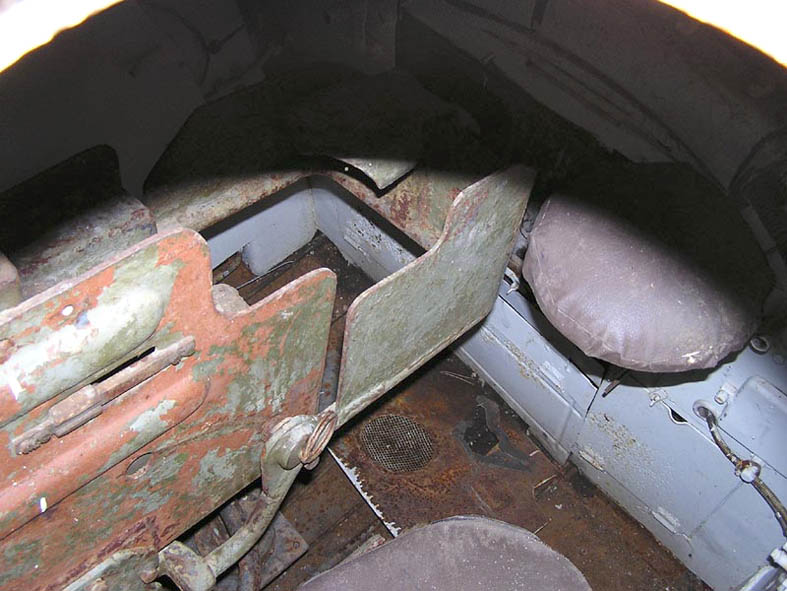Танк Т-34/85, вид изнутри