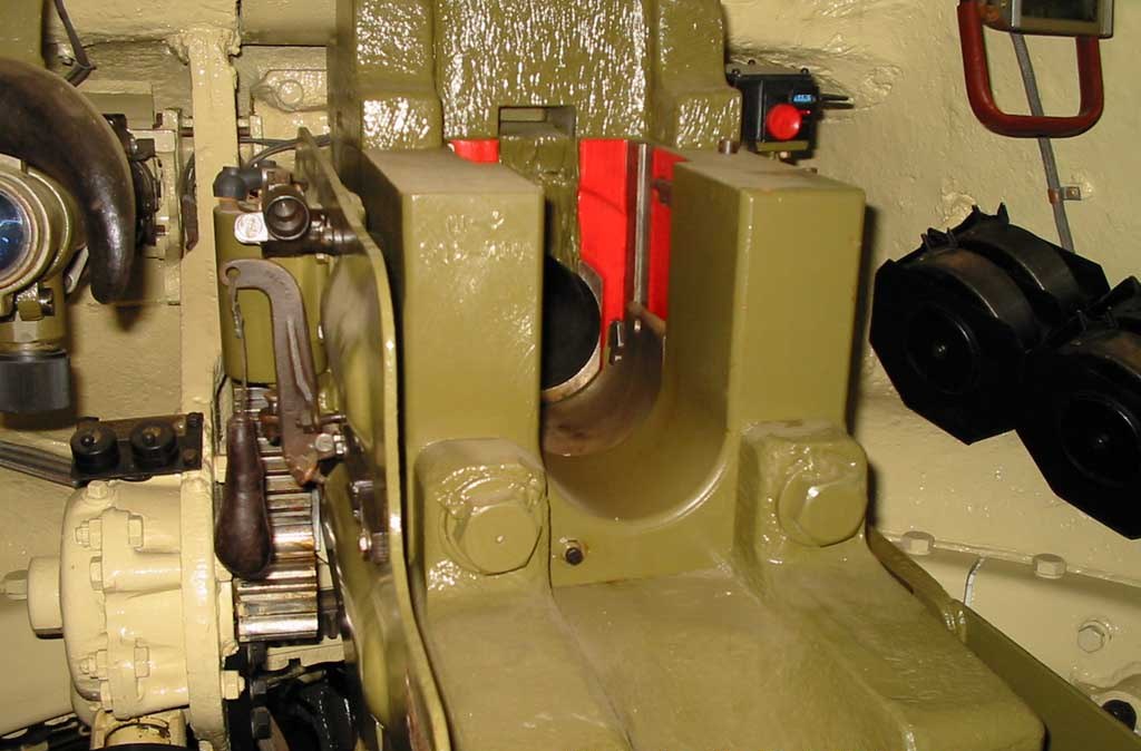 Танк Т-34/85, казённая часть пушки