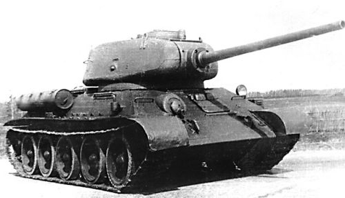 Танк Т-34/85, историческое фото