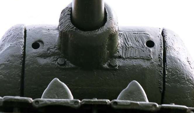 Танк Т-34/85, маска пушки