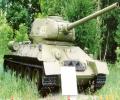 танк Т-34/85 на постаменте