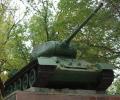 танк Т-34/85, вид снизу