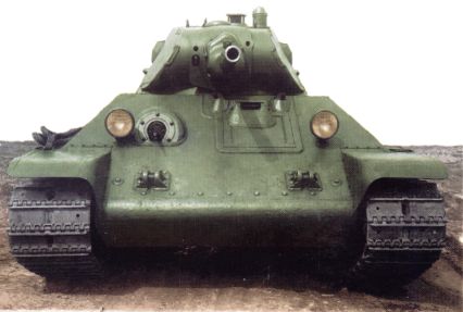 Танк Т-34 вид спереди фото