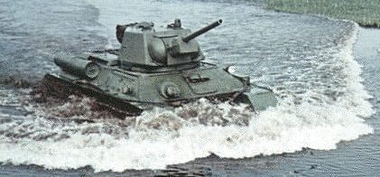 Танк Т-34 преодоление водной преграды