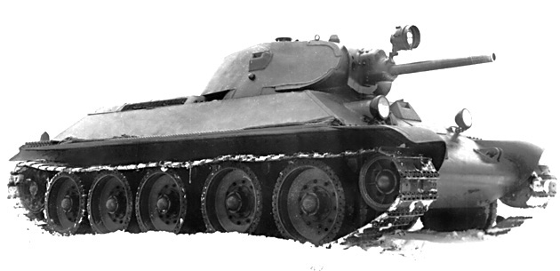 Танк Т-34 зима