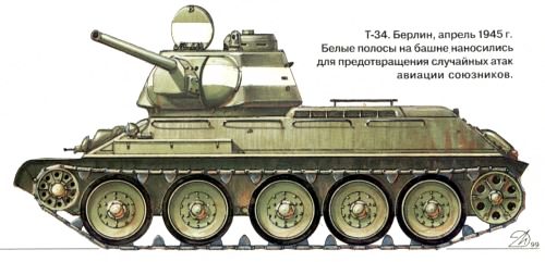 Танк Т-34 Берлин