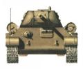 танк Т-34 вид спереди