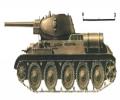 танк Т-34 вид сбоку