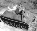 горящий танк Т-34