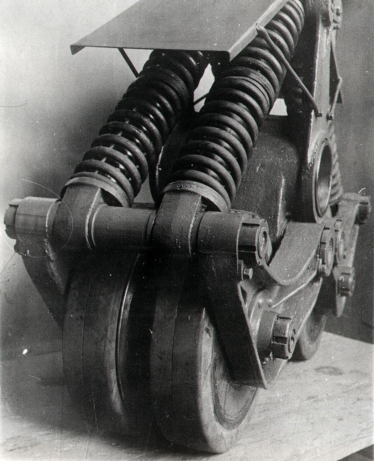 Танк Т-35, устройство тележки
