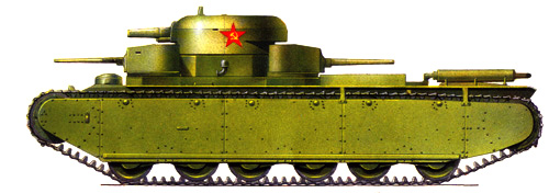 Танк Т-35, схема окраски