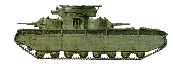 Танк Т-35, камуфляж