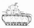 танк Т-35, общий вид