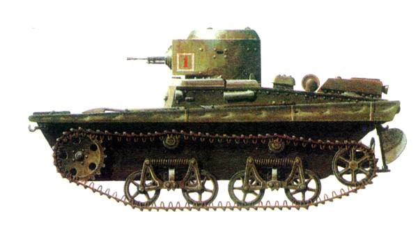 Танк Т-37, схема окраски