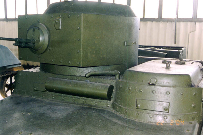 Танк Т-37, пулемёт в башне