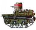 танк Т-37, в камуфлированной окраске