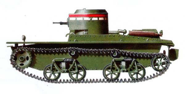 Танк Т-38, схема окраски