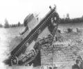 танк Т-38, преодоление препятствия